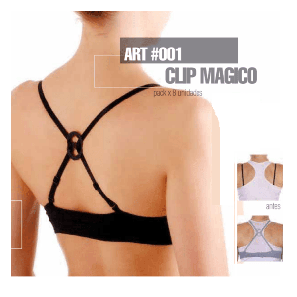 ART.IB001 CLIP MAGICO PACK X 8 UNIDADES