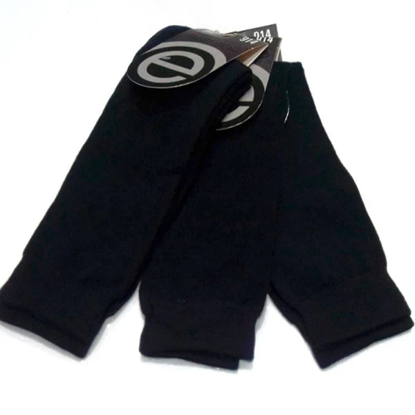 ART.PE914 MEDIAS PACK X3 HOMBRE MEDIA CAÑA UNICO NEGRO