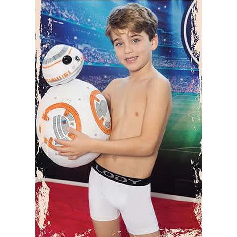 ART.LM600 BOXER NIÑO ALGODON LYCRA LISO