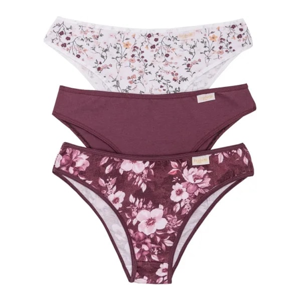 ART.FR5012 PACK X3 DE VEDETINA DE ALGODÓN ESTAMPADO LIBERTY MALBEC