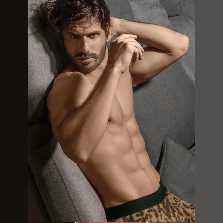ART.BK602128 BOXER ALGODON LYCRA ESTAMPADO ANIMAL PRINT ELAST SOBRE RELIEVE