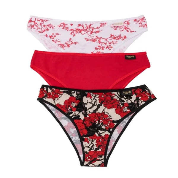 ART.FR5008 PACK X3 DE VEDETINA DE ALGODÓN LYCRA ESTAMPADO JAPAN