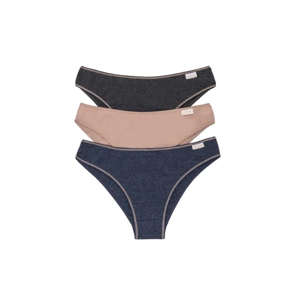 ART.FR597 PACK X 3 VEDETINA ALGODON Y LYCRA LINEA DENIM
