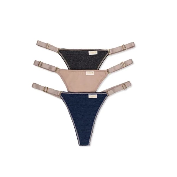 ART.FR574 PACK X 3 TANGA REGULABLE ALGODON LYCRA LINEA DENIM