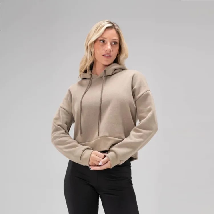 ART.SH3265 HOODIE CROP DE FRISA