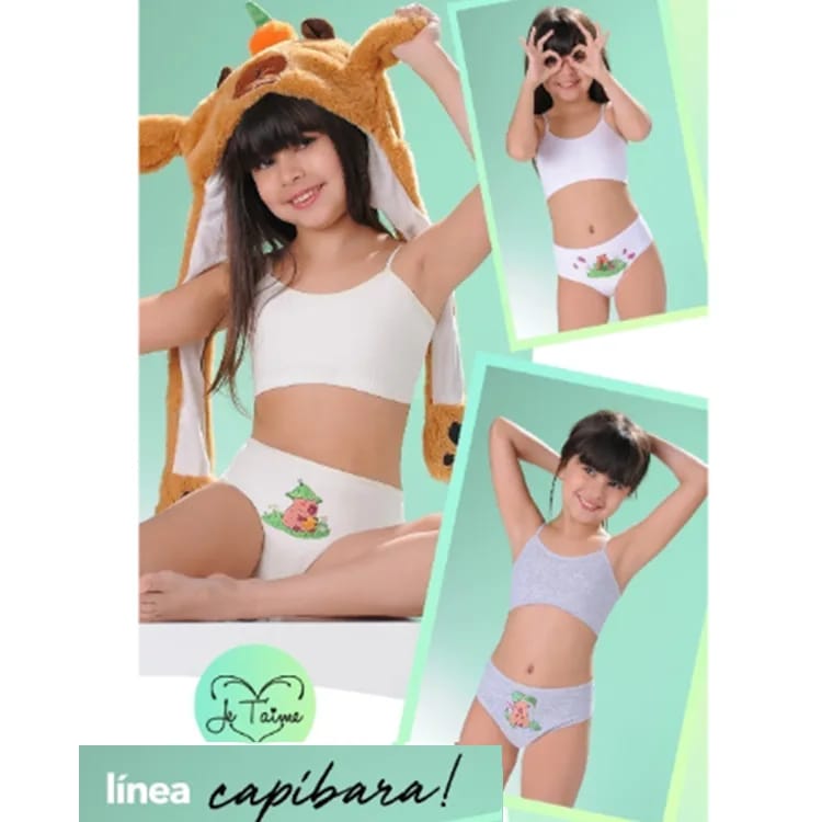 ART.JT244 CONJUNTO DE NENA DE ALGODON ESTAMPADOS SURTIDOS