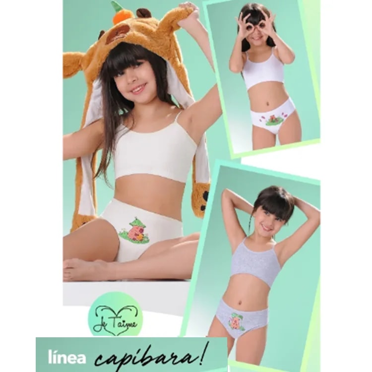 ART.JT244 CONJUNTO DE NENA DE ALGODON ESTAMPADOS SURTIDOS