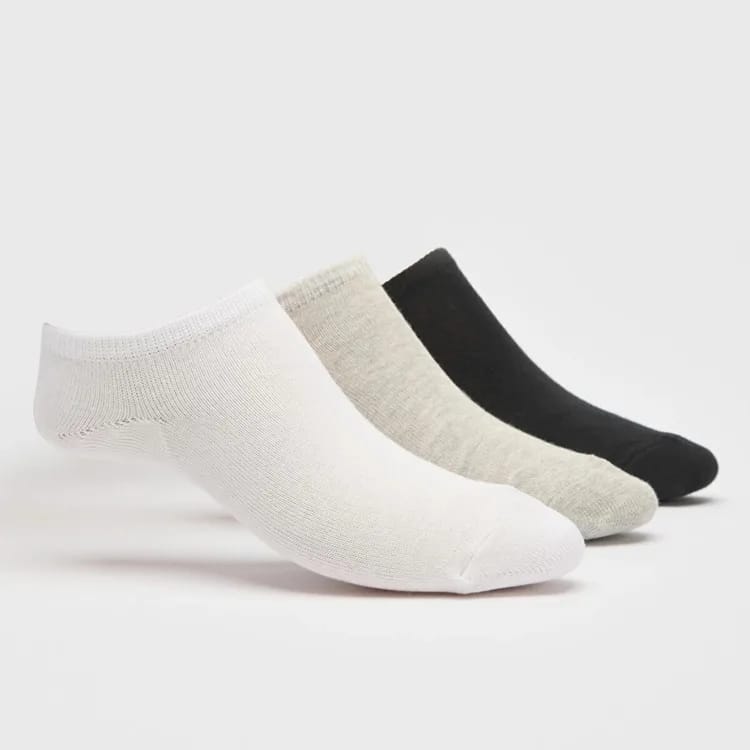 ART.PE024 PACK X3 MEDIAS INVISIBLES MUJER LISAS