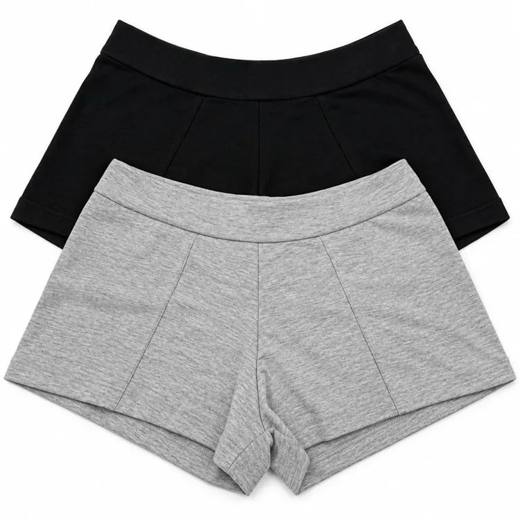 ART.FZ501/P PACK X 2 BOXER ALGODON Y LYCRA LISO